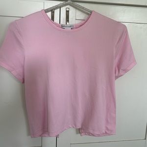 Light Pink open back top